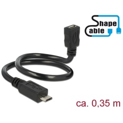 Delock Kábel - 83924 (USB-A 2.0 Micro -> USB micro-B OTG